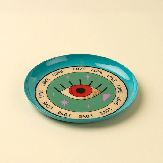 Eye Love You Enameled Dish