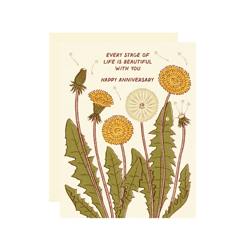 Anniversary Dandelion Card