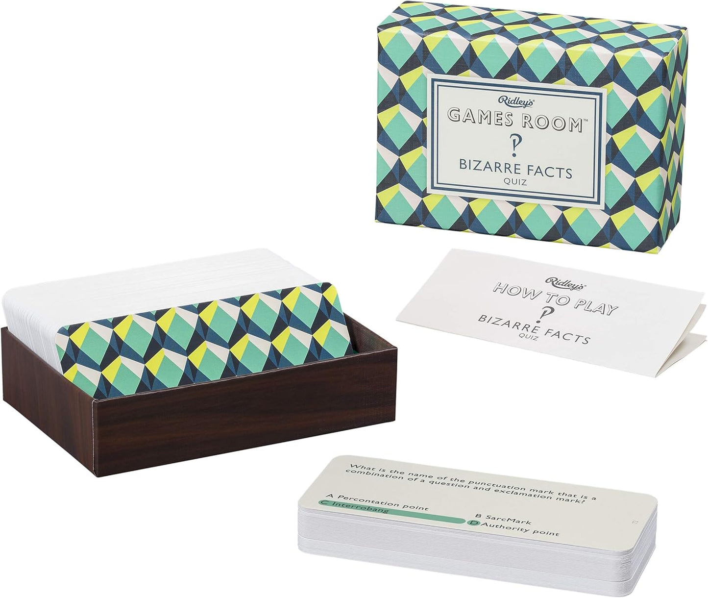 Games Room Bizarre Facts Trivia Deck