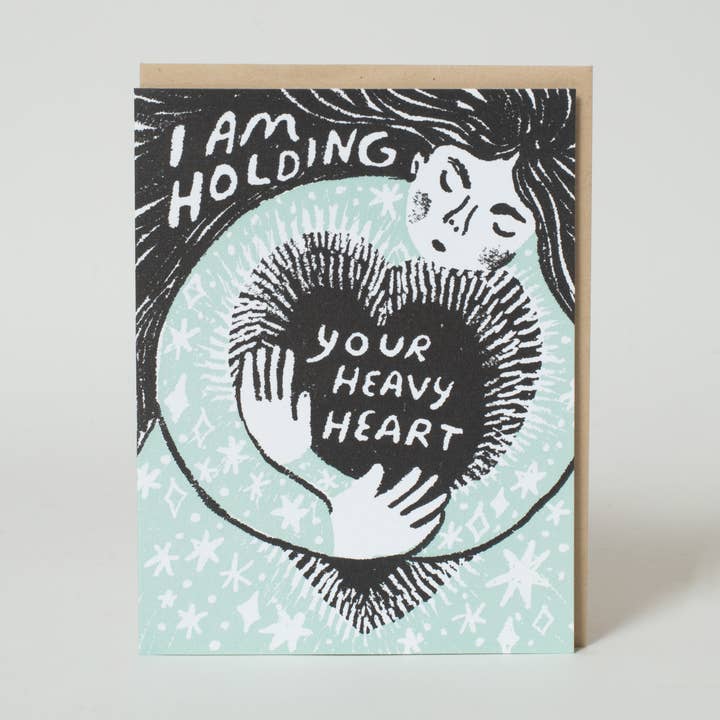 Holding Your Heavy Heart Card