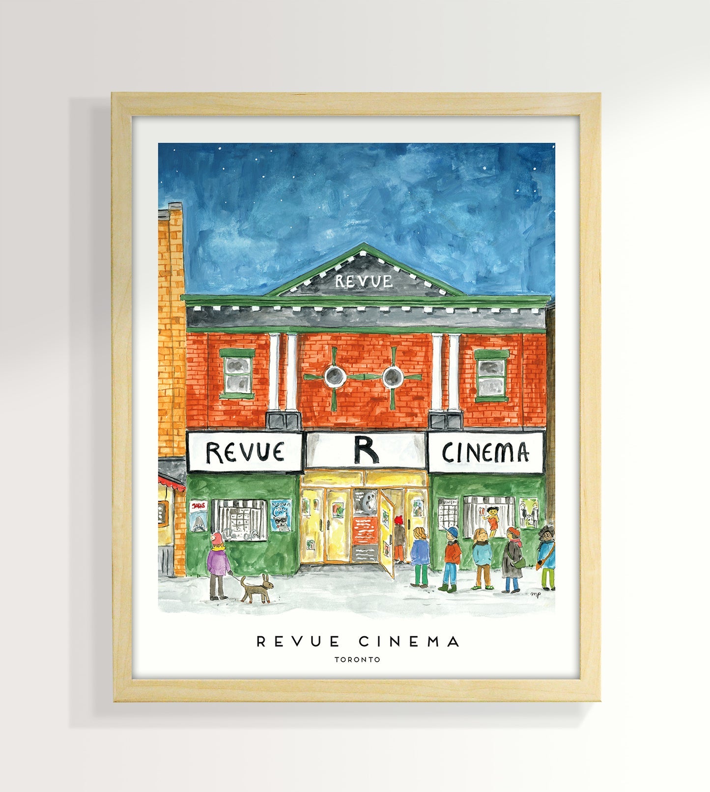 Toronto Revue Cinema Art Print