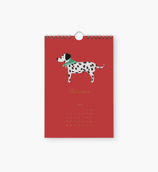 2027 Dog of The Month Kitchen Calendar