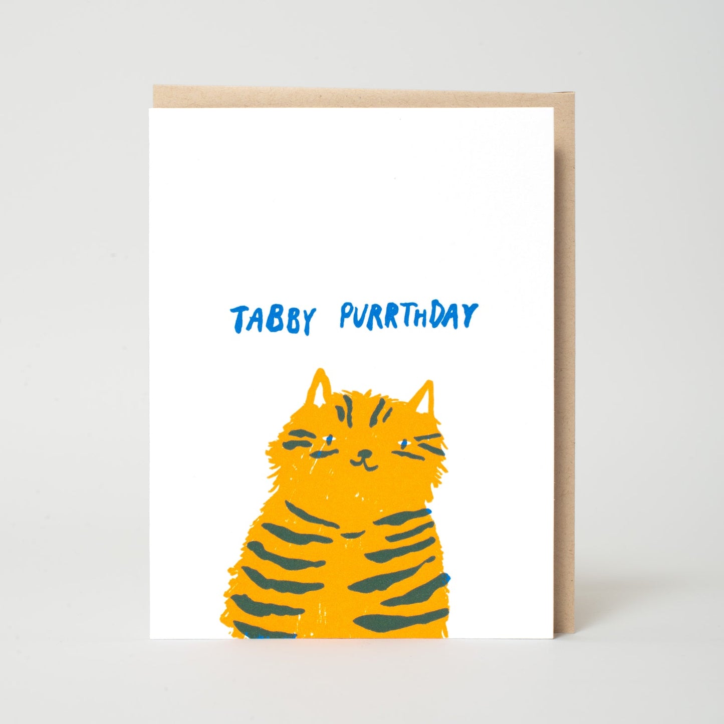 Tabby Birthday Card