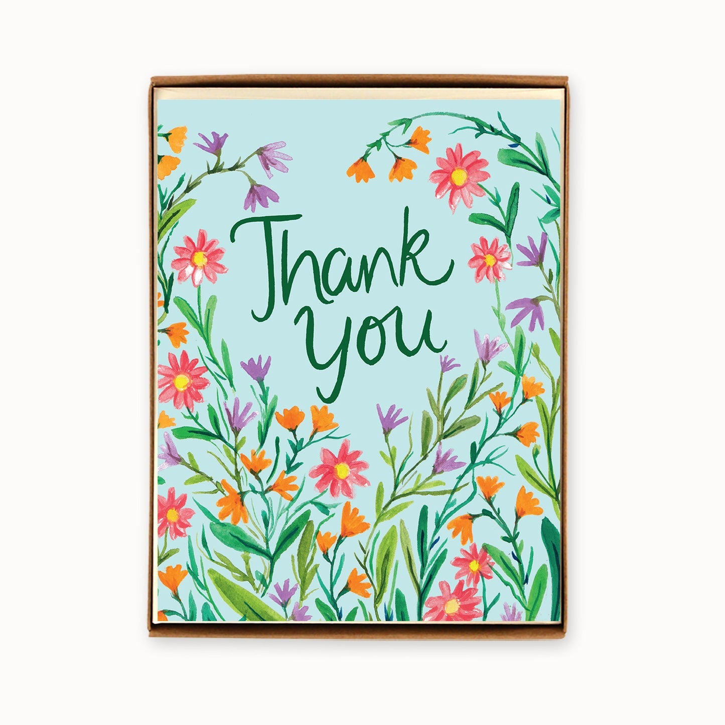Wildflowers Thank You Boxed Cards