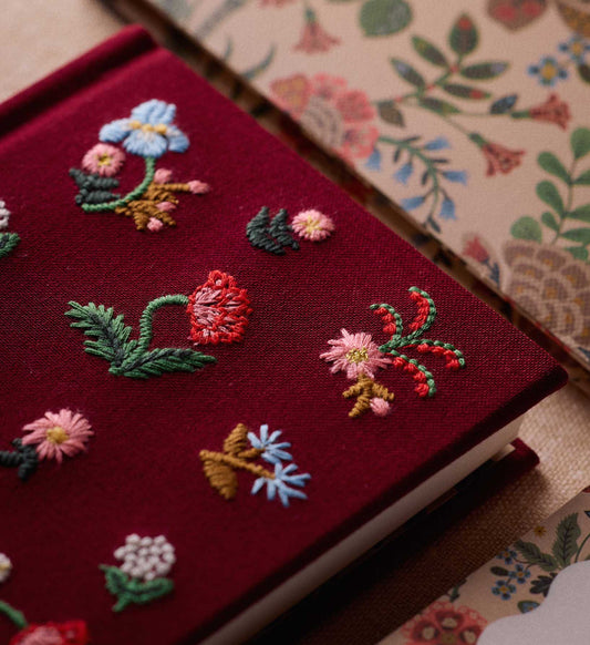 Gracie Mini Embroidered Journal