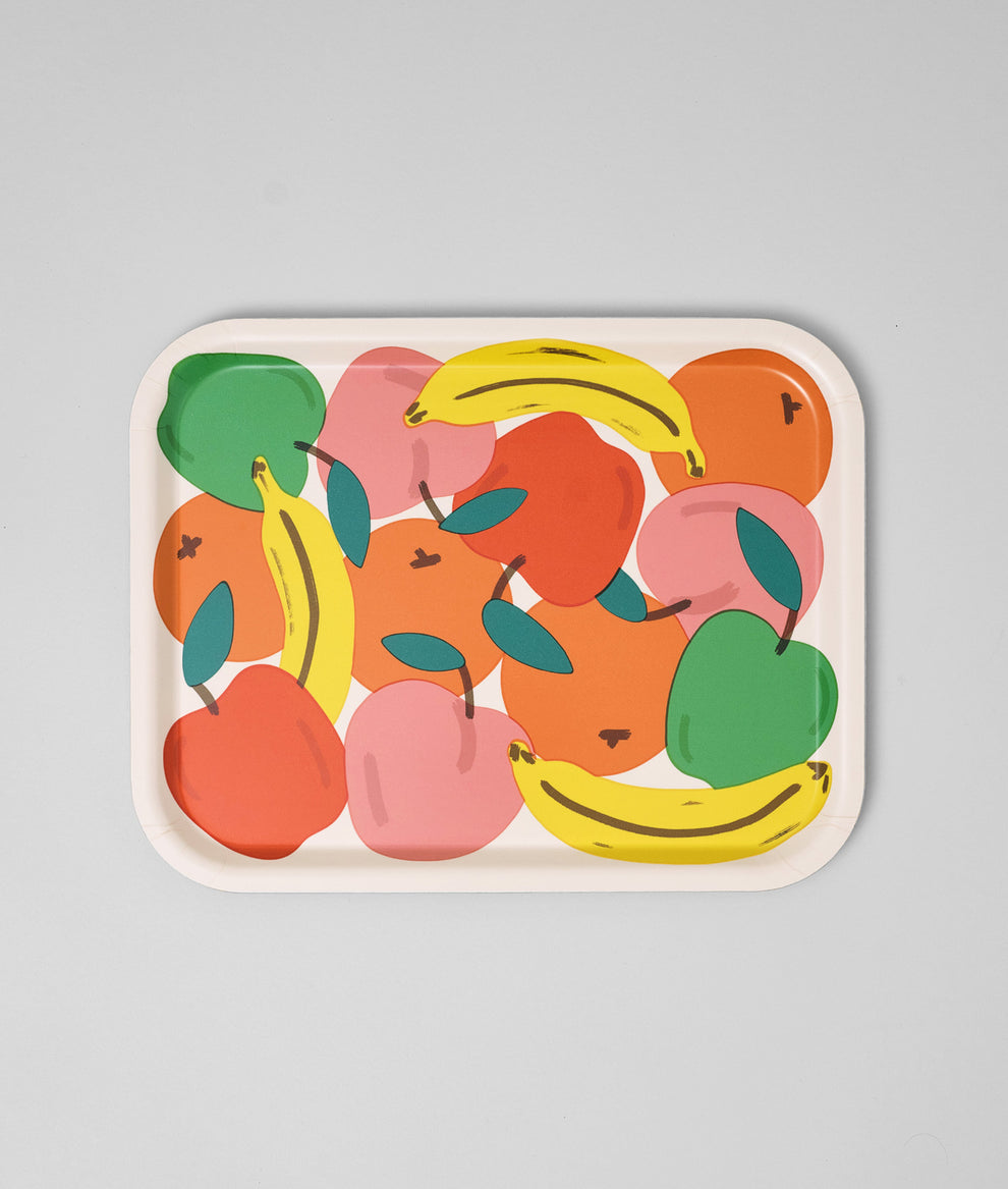 Fruit Bowl Rectangle Birch Serving Tray