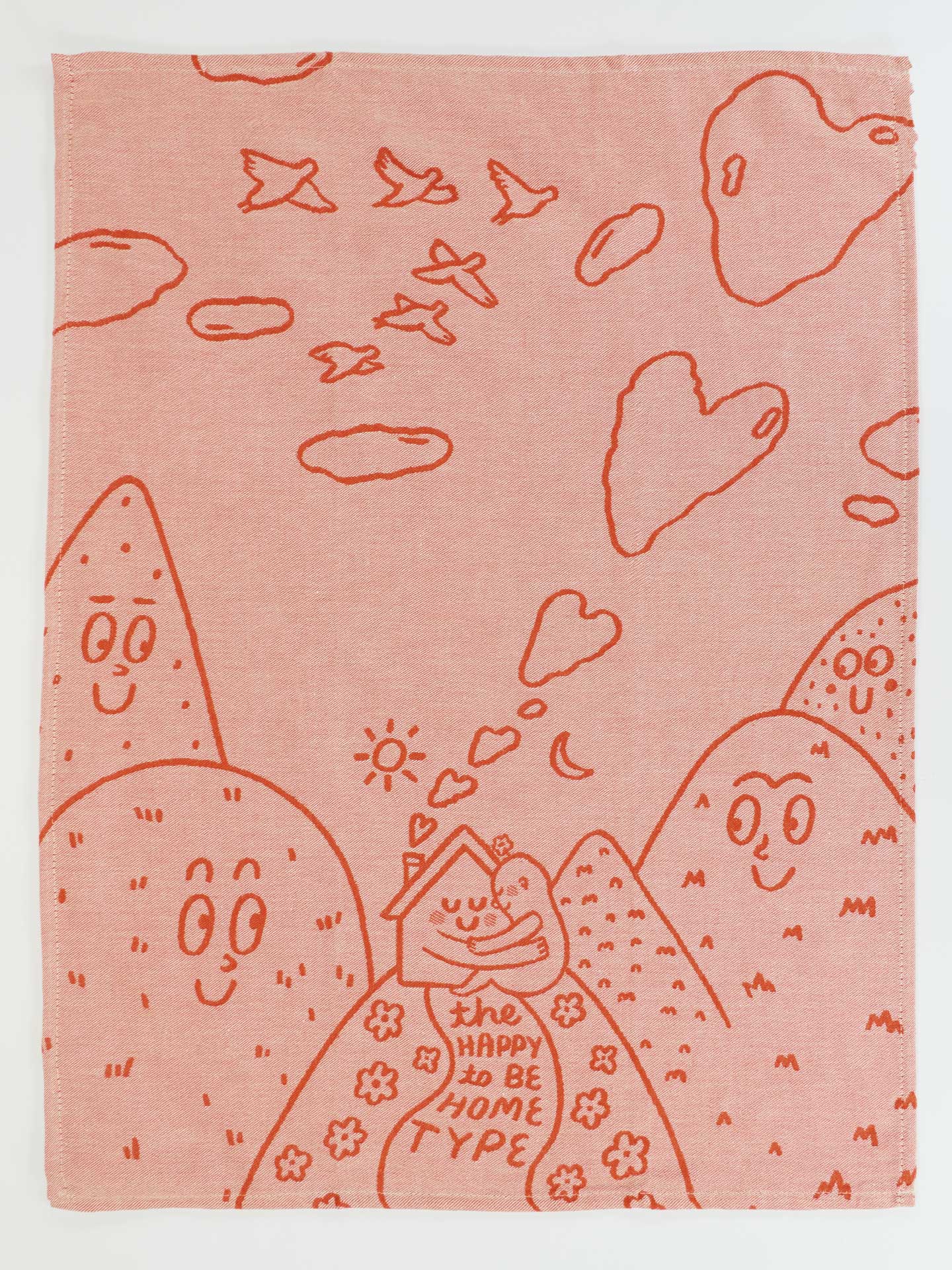 Happy To Be Home Jacquard Tea Towel