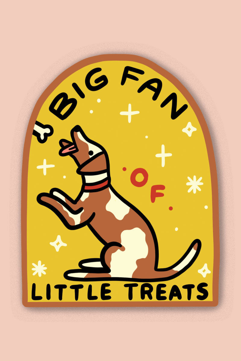 Big Fan of Little Treats Sticker