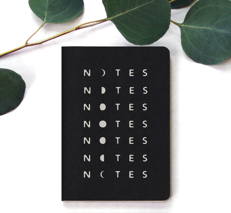 Galek Sea: Tiny Moon Phases Pocket Notebooks