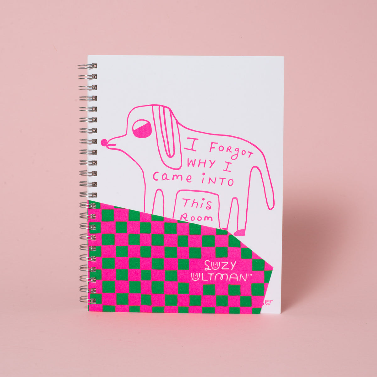 Lost Dog Softcover Blank Notebook