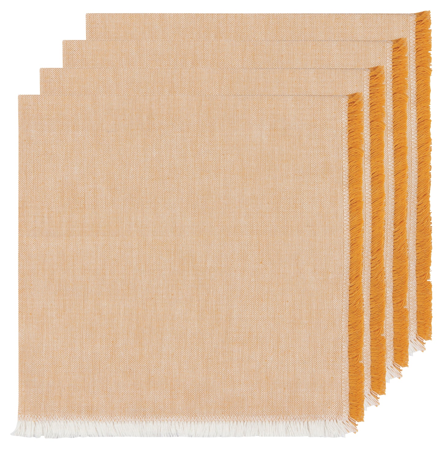 Ochre Yellow Chambray Napkins