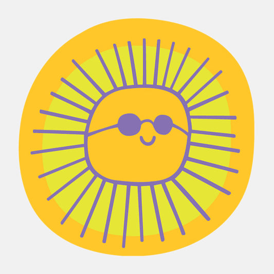 Cool Sun Sticker