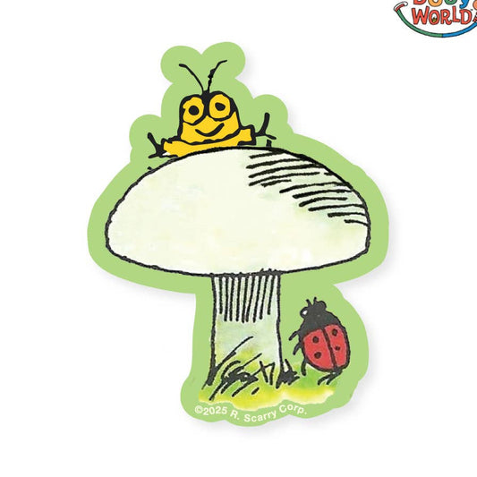 Goldbug Mushroom Sticker