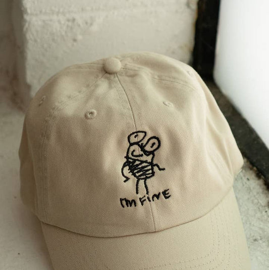 I'm Fine Dad Hat