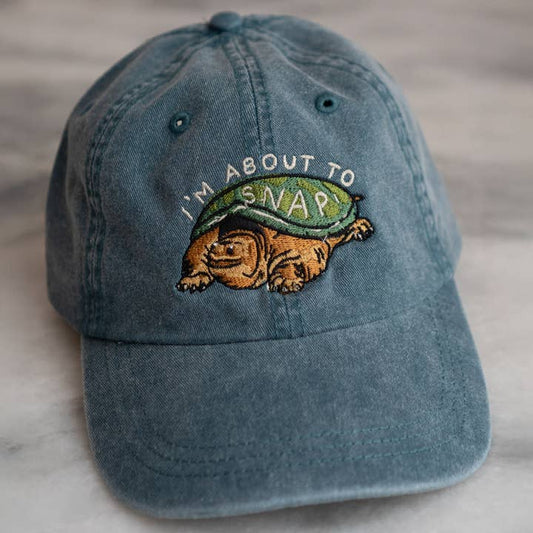 About To Snap Embroidered Dad Hat