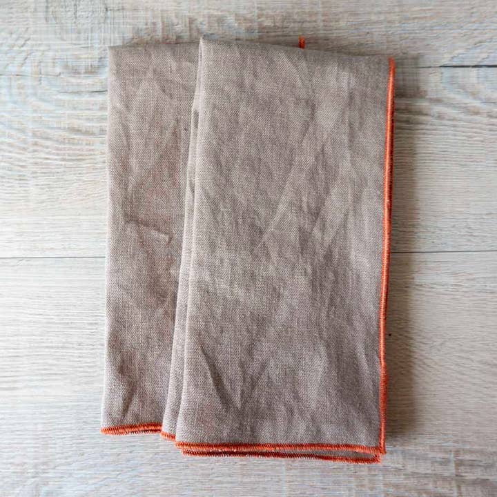 Linen Cloth Napkins - Neutral