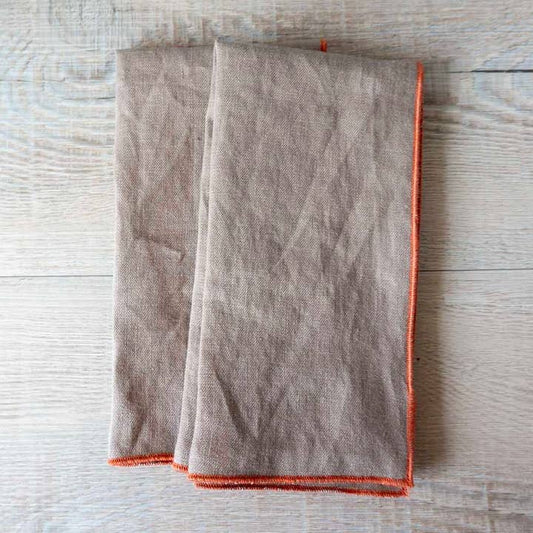 Linen Cloth Napkins - Neutral