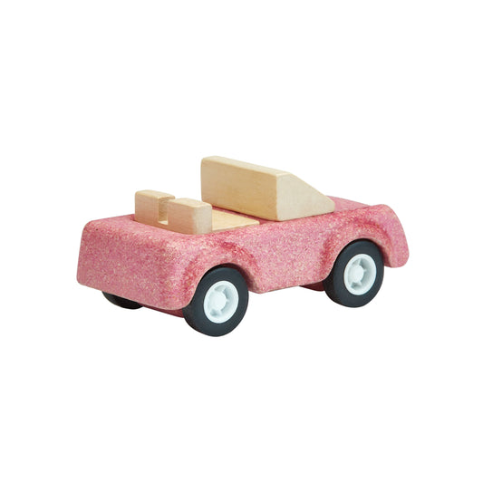 Wood Pink Sports Car