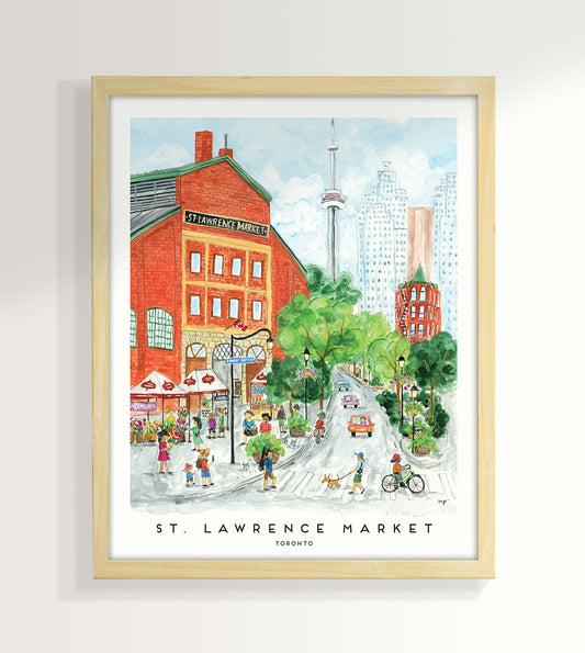 St Lawrence Market Art Print