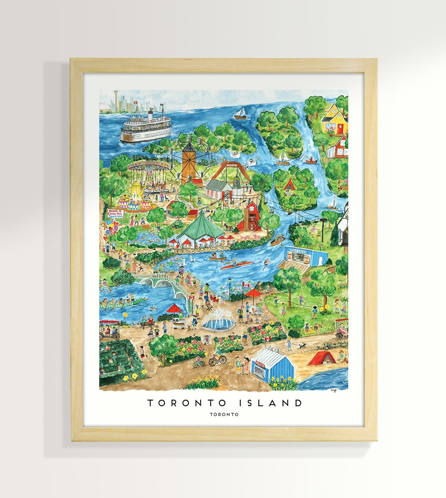 Toronto Island Art Print