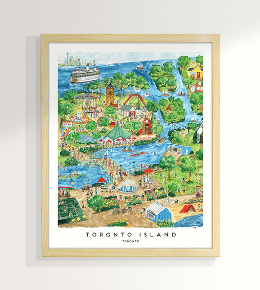 Toronto Island Art Print