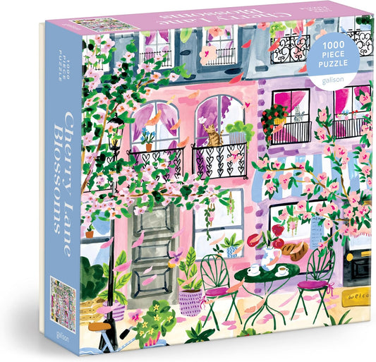 Cherry Lane Blossoms 1000 Piece Puzzle