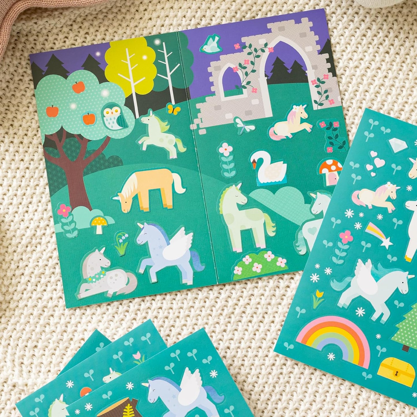 Mini Sticker Set: Unicorn Forest