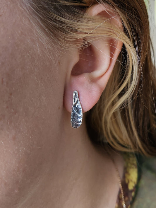 Mini Samara Stud Earrings