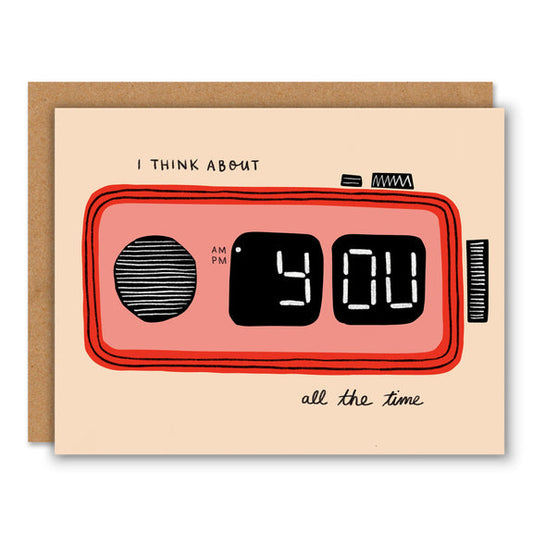Think About You All The Time Card