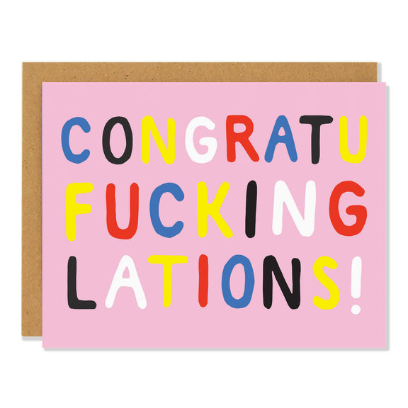 Effing Congrats Card