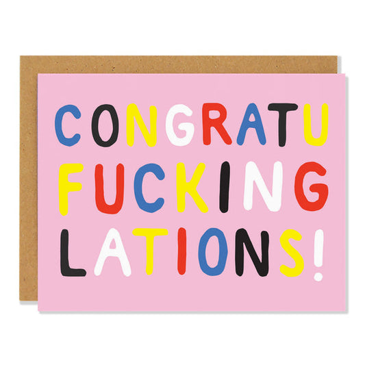 Effing Congrats Card