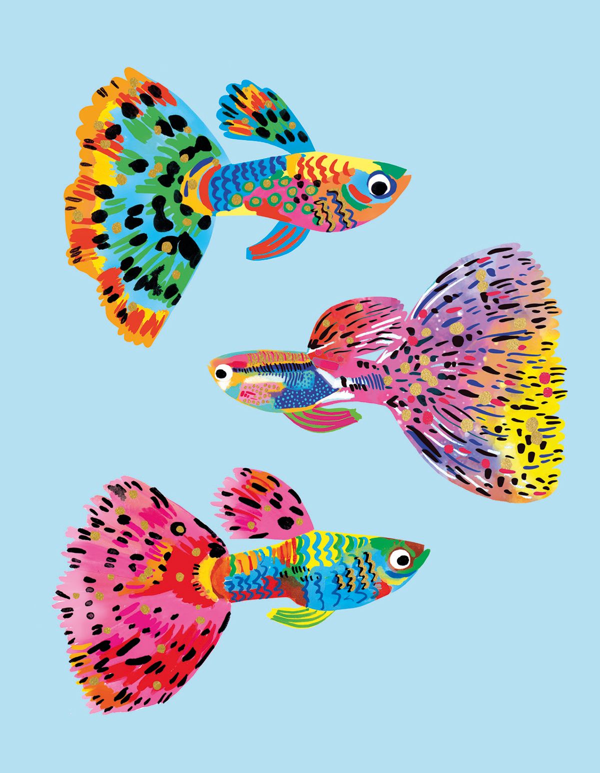 Fancy Fish Card