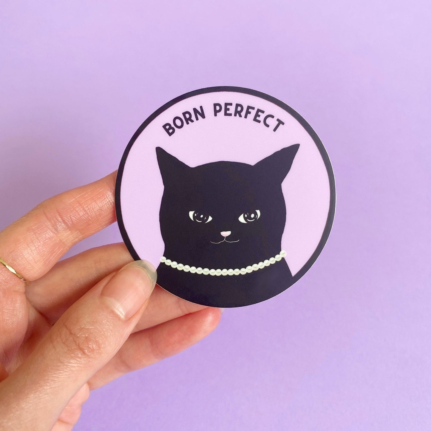 Born Perfect Sticker