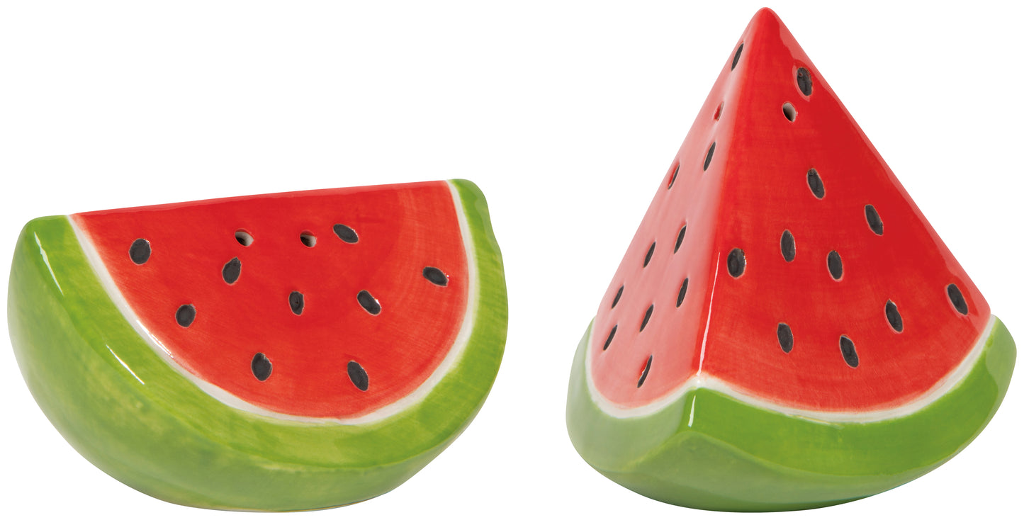 Melon Salt and Pepper Shakers