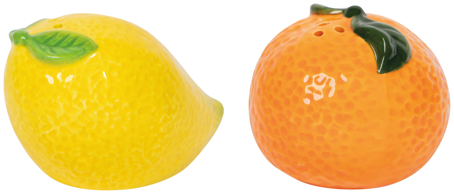 Citrus Salt and Pepper Shakers