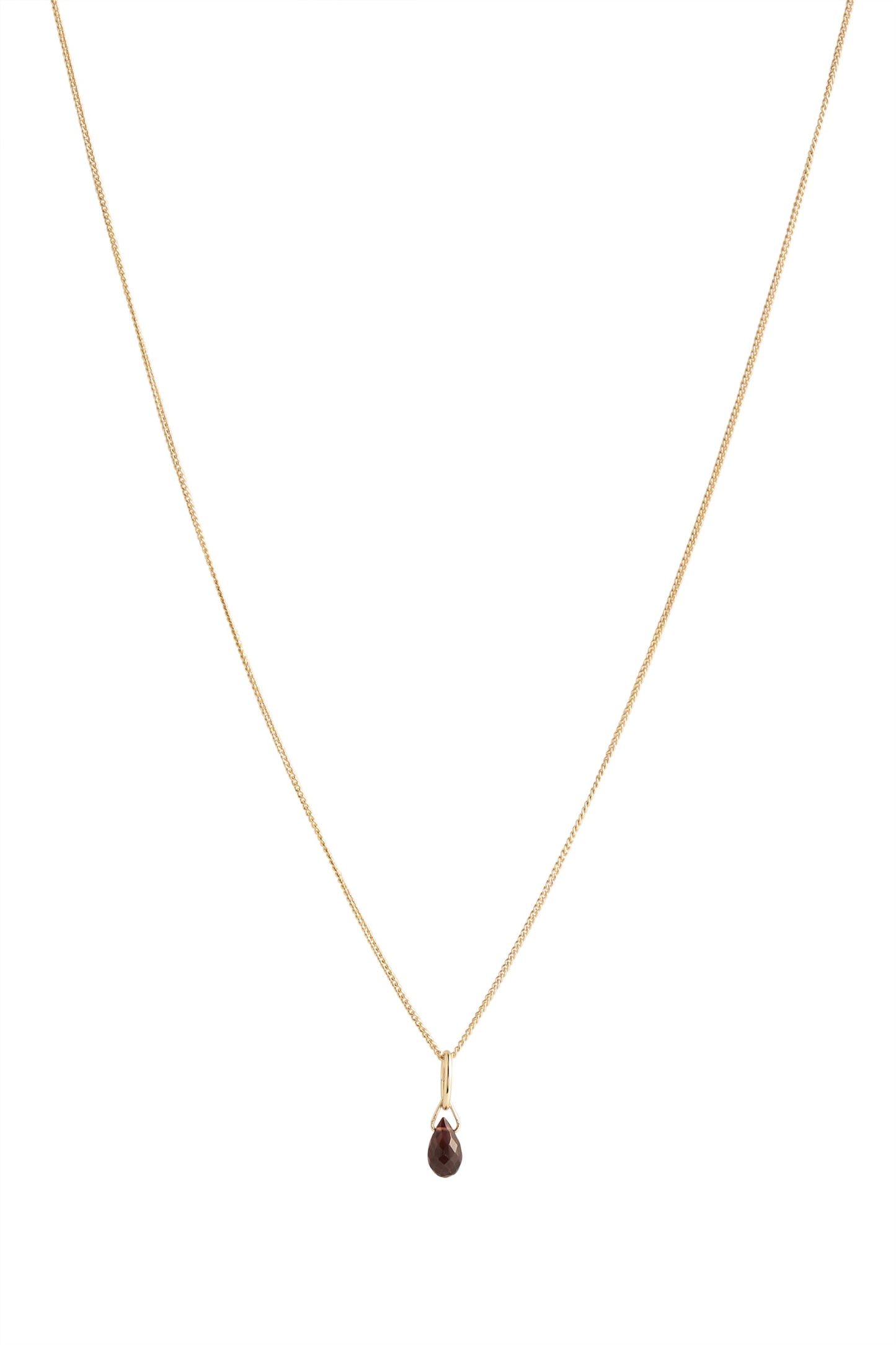Sila Garnet Gold Necklace
