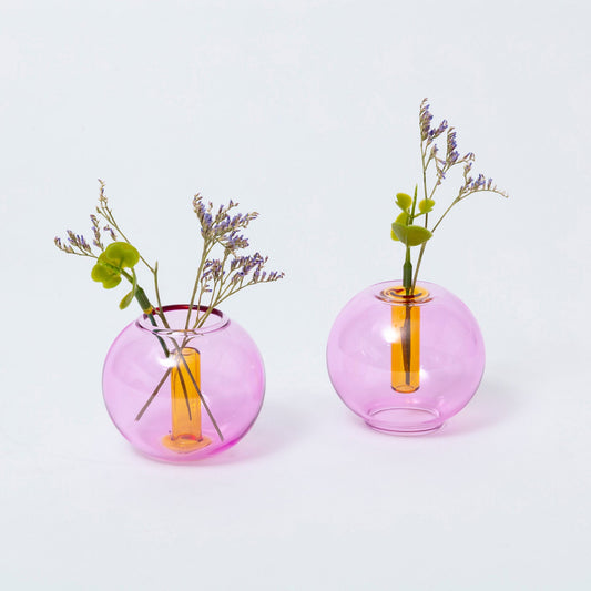 Reversible Mini Glass Bubble Vase