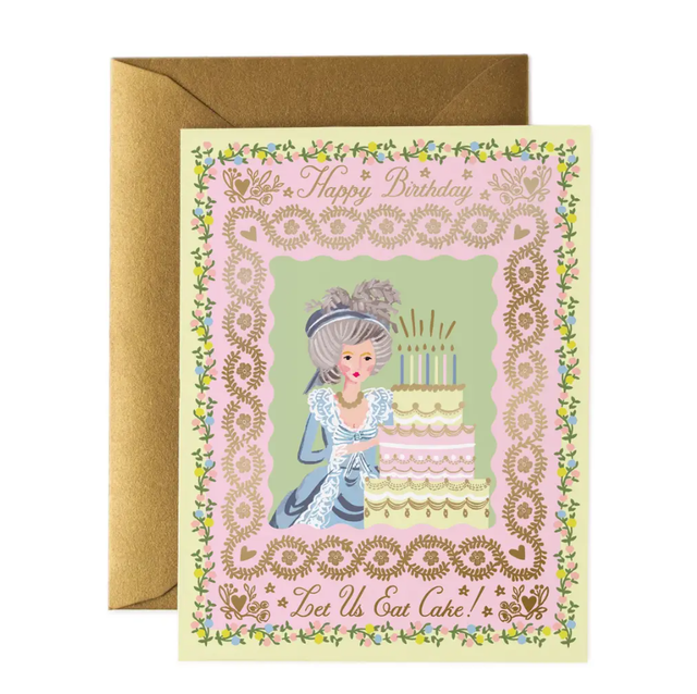 Let Us Eat Cake Birthday Card