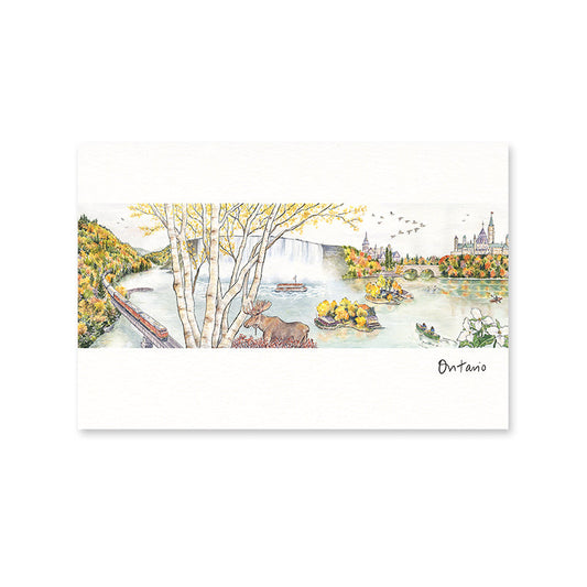 Canada Sketches Postcard Book