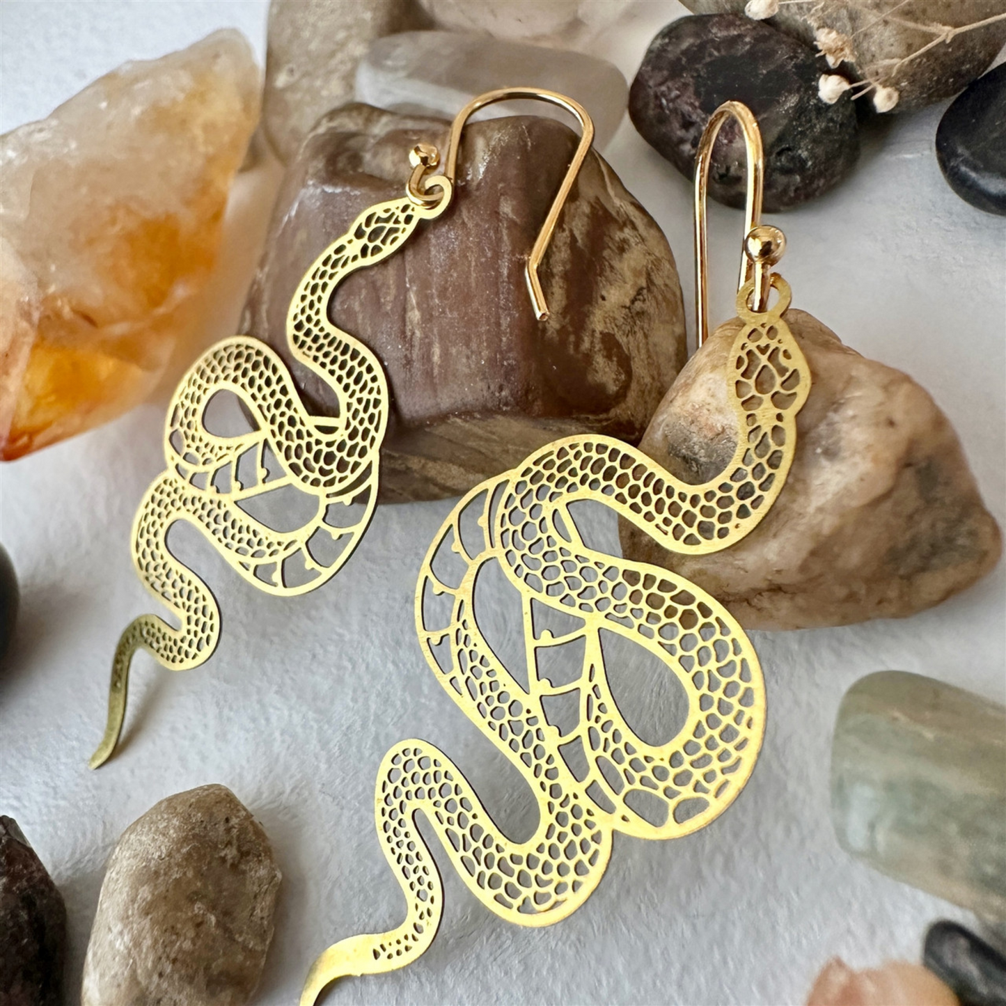 Luc Snake Earrings