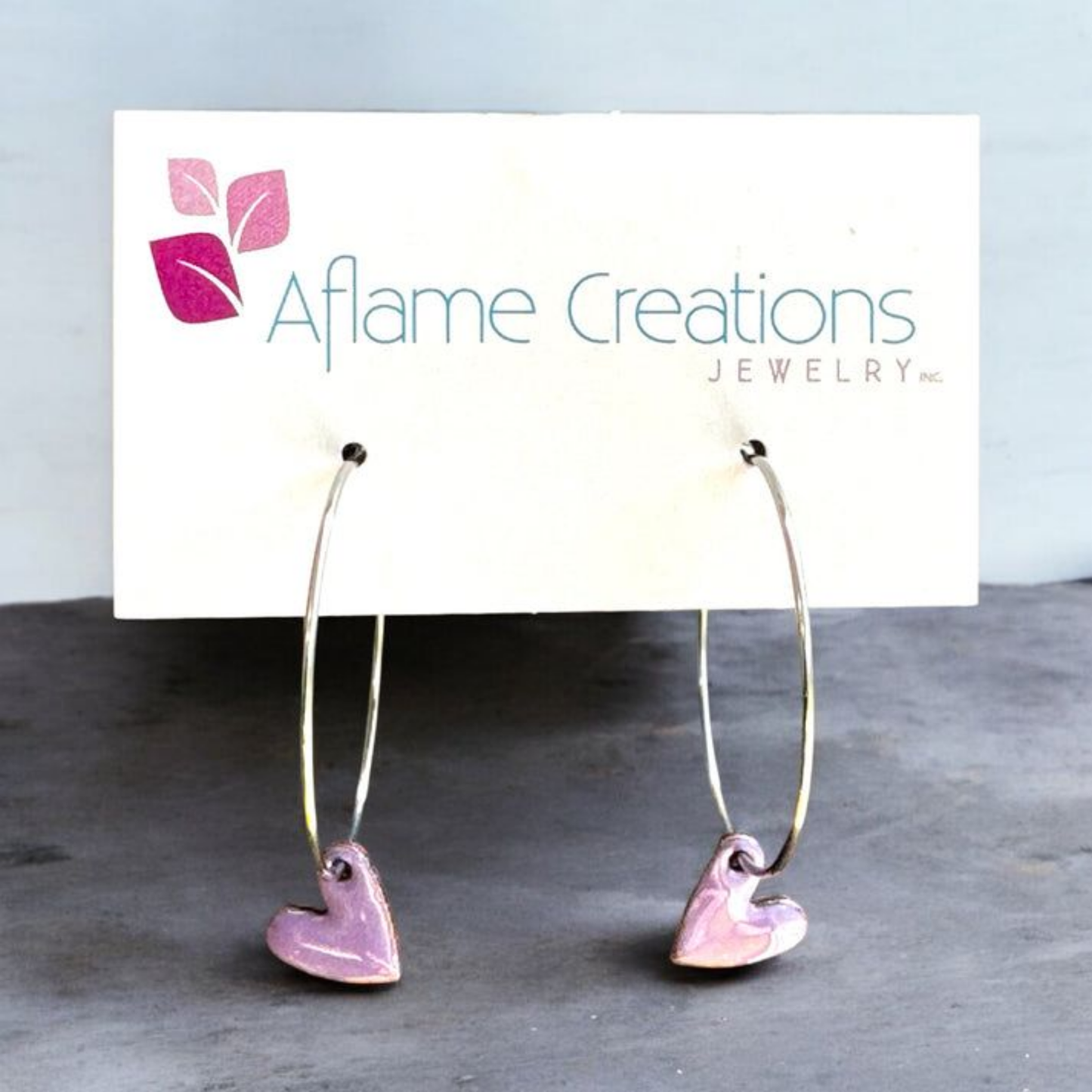Heart Hoop Earrings