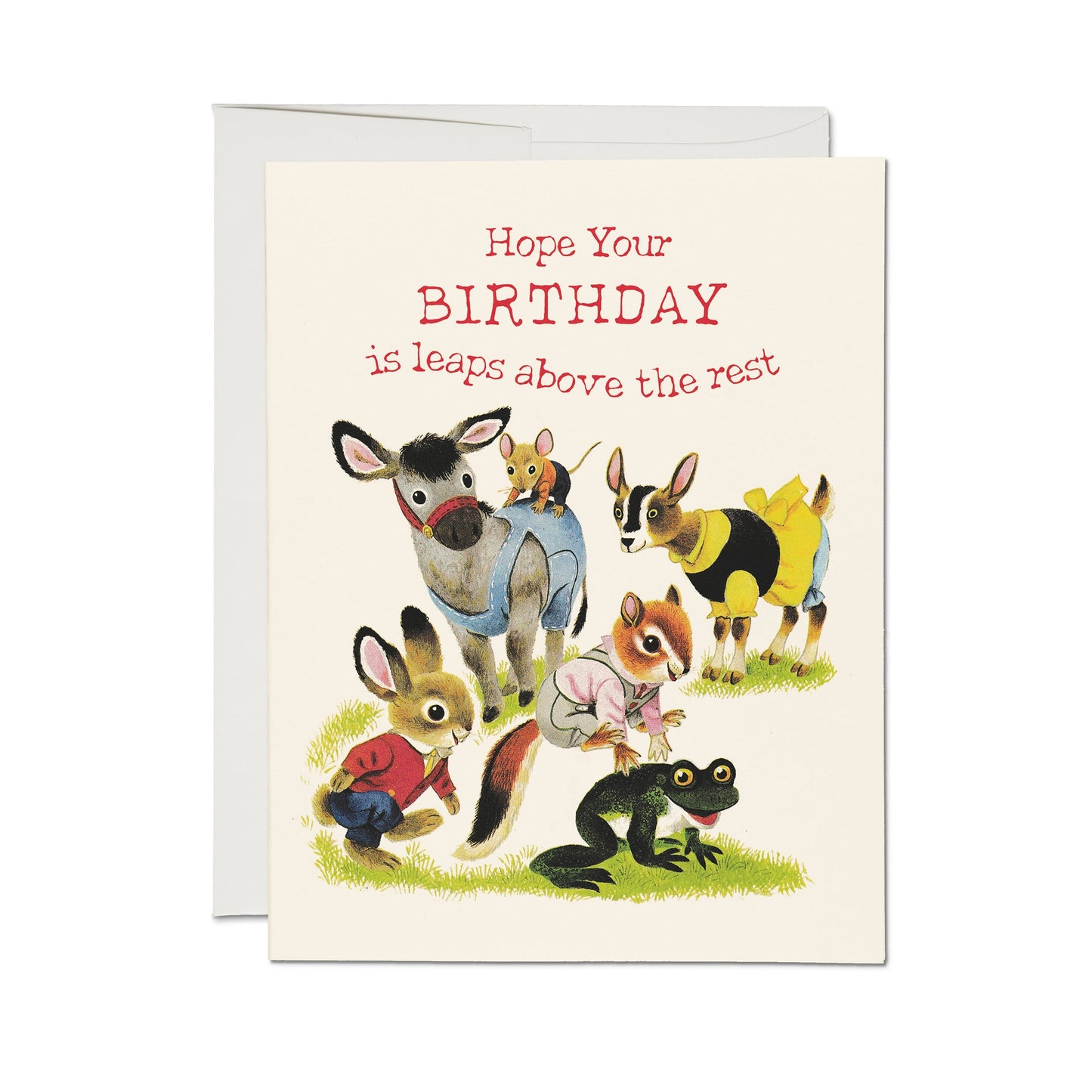 Leaps Above Birthday Card