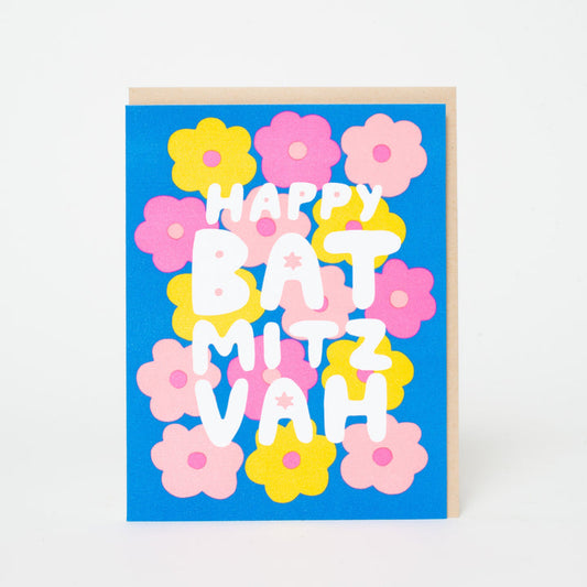 Happy Bat Mitzvah Card