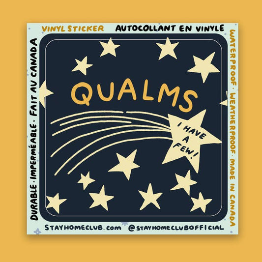 Qualms Sticker