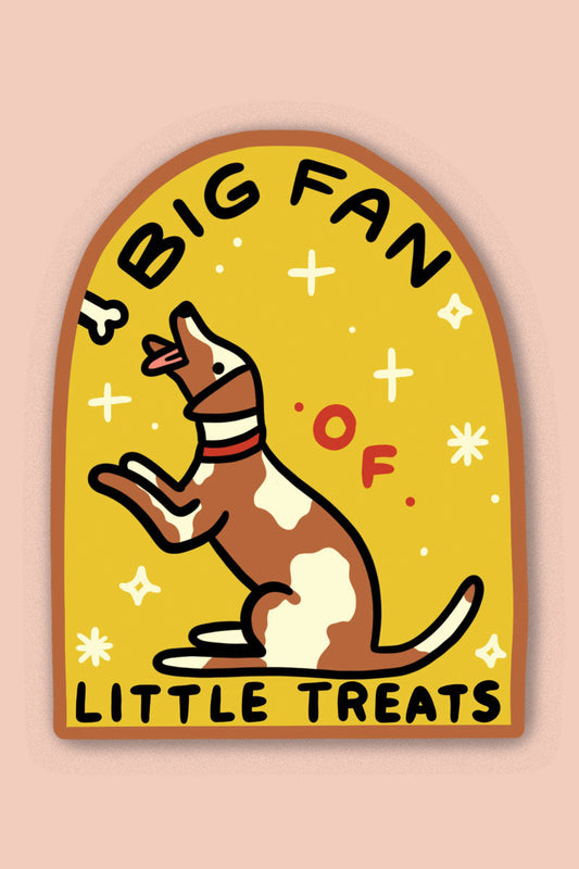 Big Fan of Little Treats Sticker