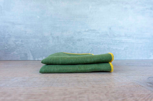 Linen Cloth Napkins - Olive Green