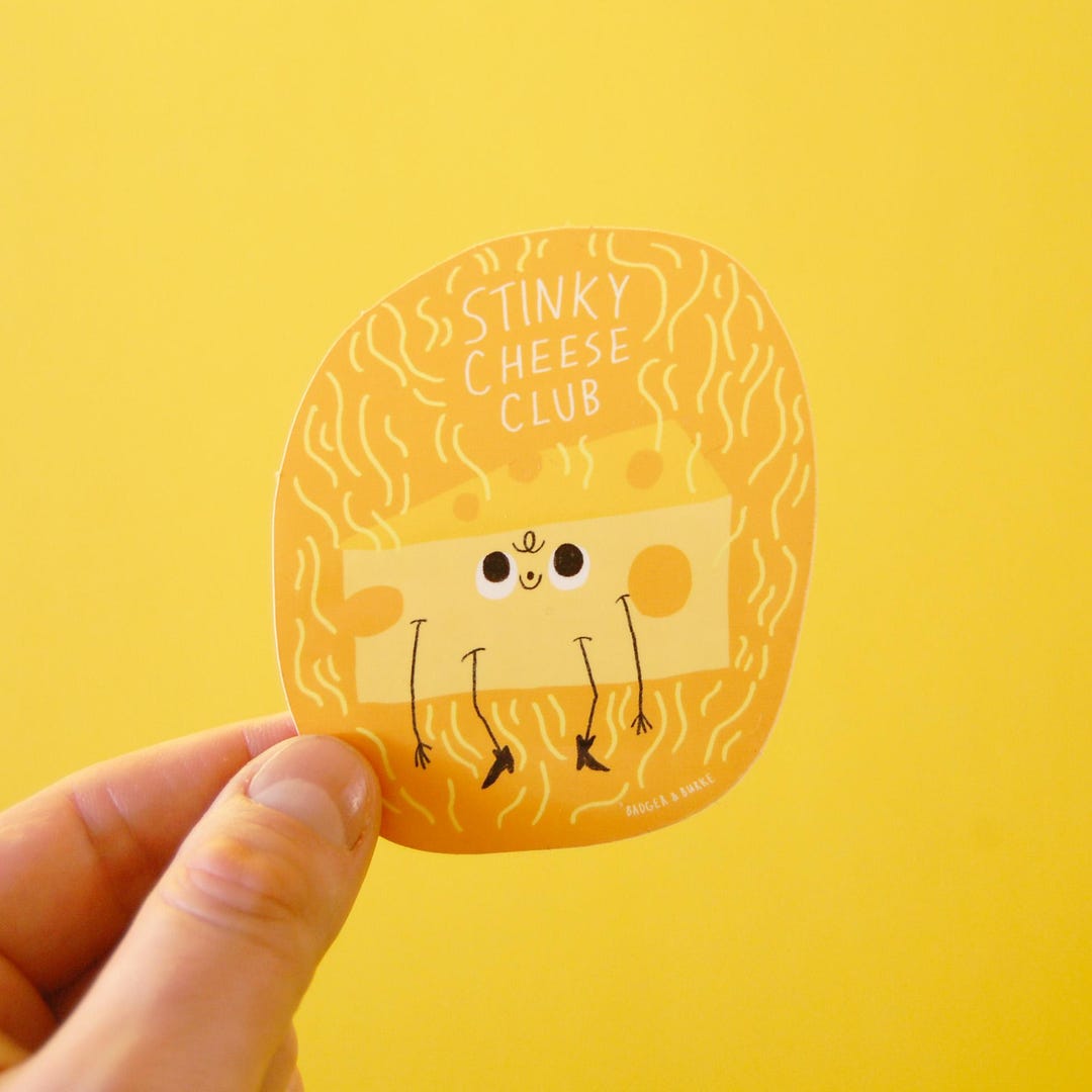 Stinky Cheese Club Sticker