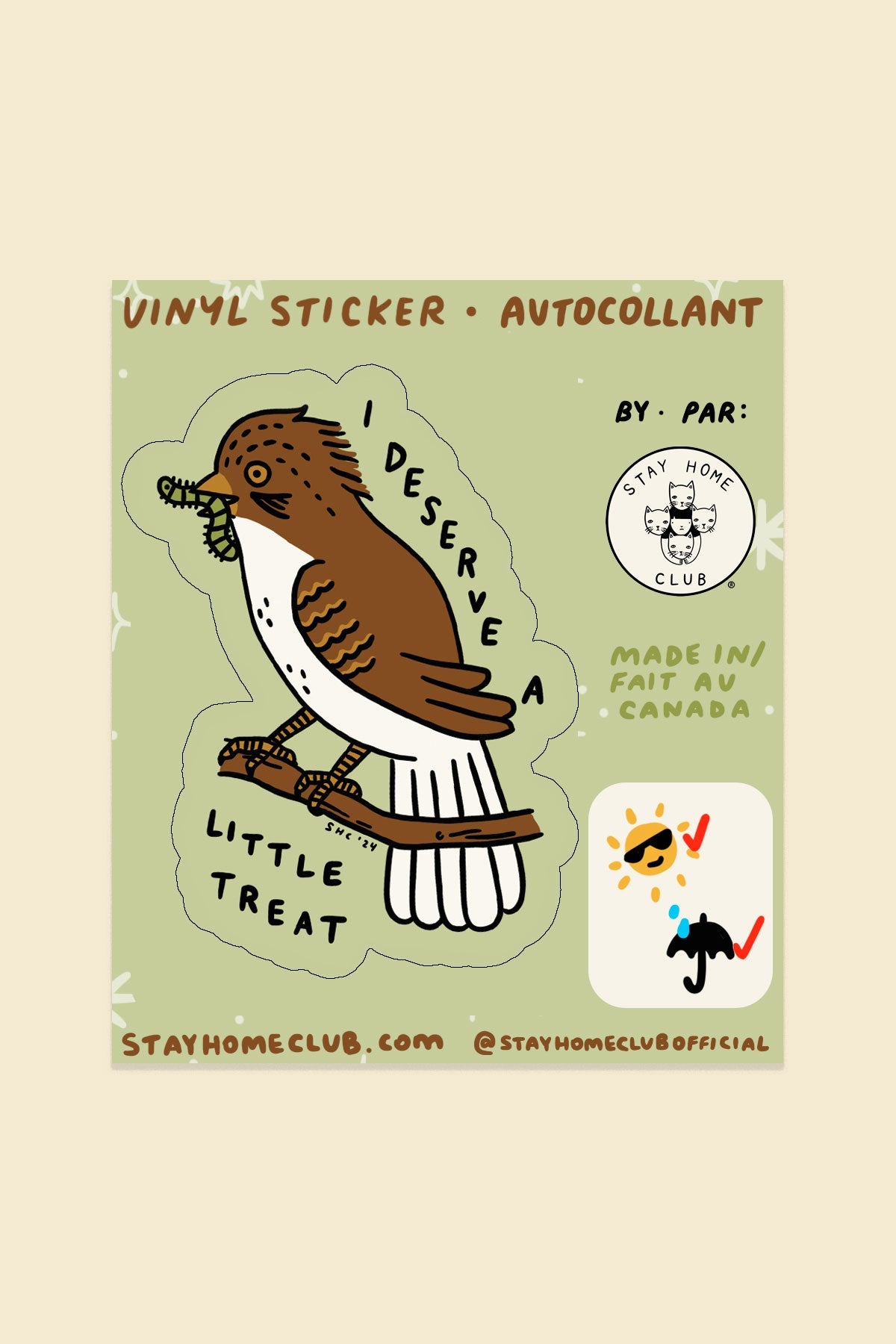 I Deserve A Little Treat Sticker