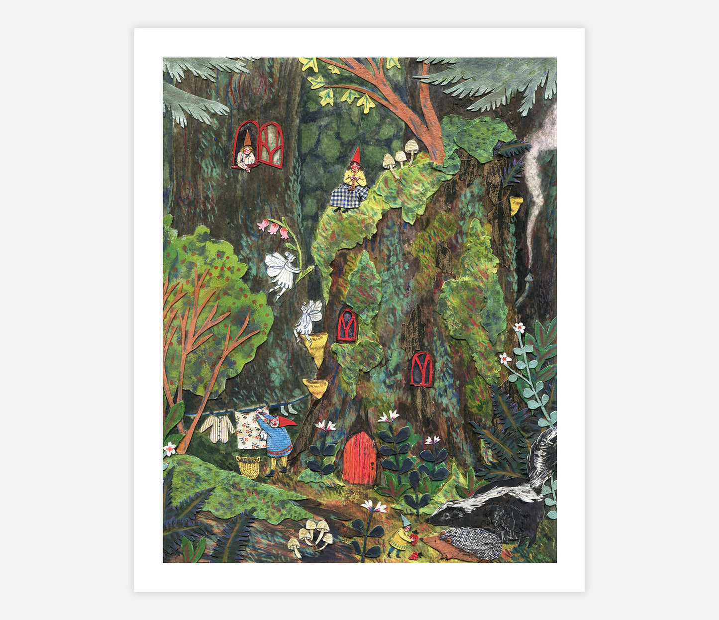 Gnome Home Archival Print 8x10