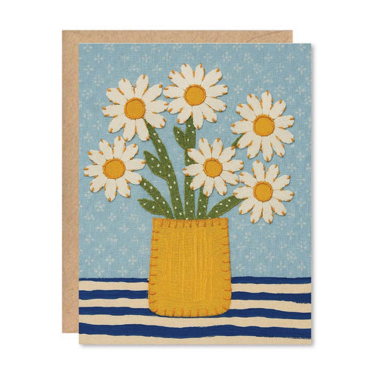 Daisy Vase Card